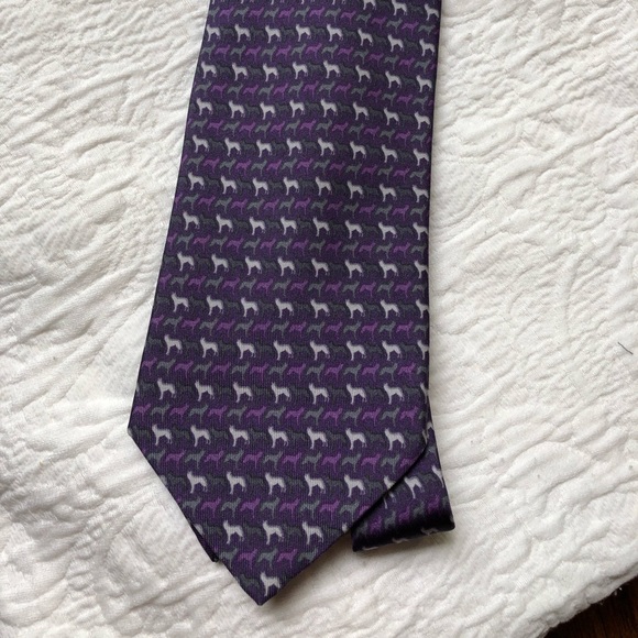 ANDREW's Ties. Made in Italy; 1 x Purple 1 x Blue - Picture 4 of 6